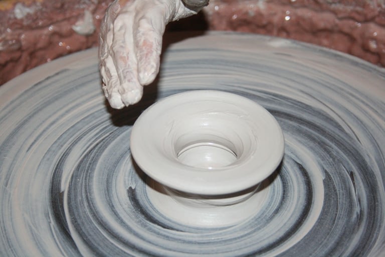 creating pottery